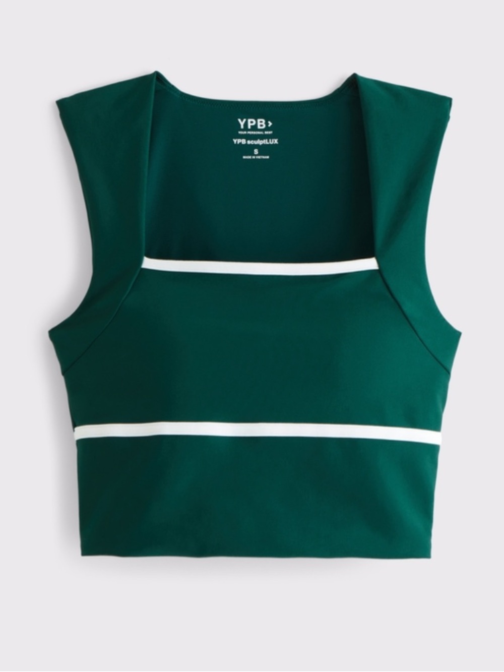 Abercrombie & Fitch Emerald Green Tank with White Trim